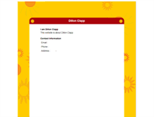 Tablet Screenshot of dillonclapp.com